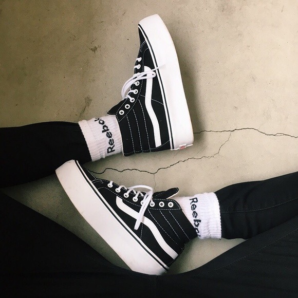 vans high platform